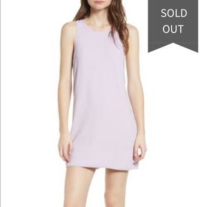 Nordstrom Purple Leith Racerback Shift Dress-Sz S